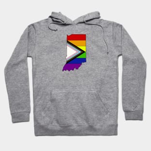 Progress pride flag - Indiana Hoodie